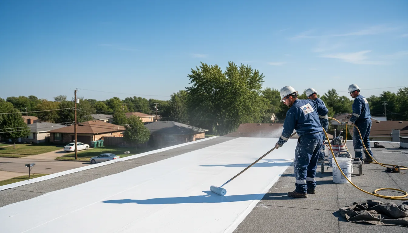 Commercial roof coating in Brayton, IA near me